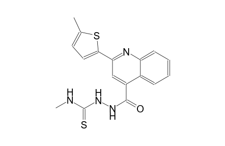 N-methyl-2-{[2-(5-methyl-2-thienyl)-4-quinolinyl]carbonyl}hydrazinecarbothioamide