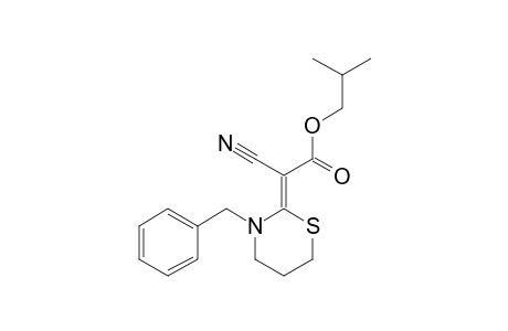 ISOBUTYL-[2-(3-BENZYL-TETRAHYDRO-(2H)-1,3-THIAZIN-2-YLIDENE)-CYANOACETATE]