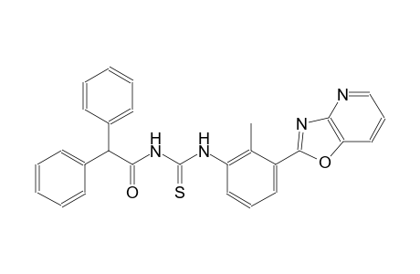 N-(diphenylacetyl)-N'-(2-methyl-3-[1,3]oxazolo[4,5-b]pyridin-2-ylphenyl)thiourea