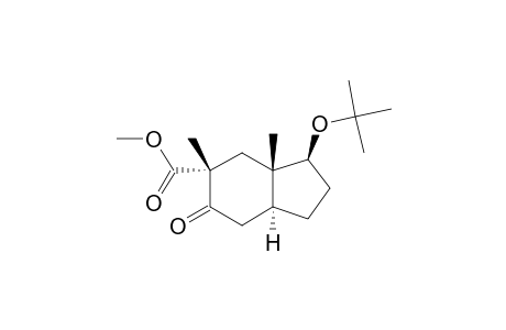 METHYL-(+/-)-1-BETA-TERT.-BUTOXY-6-BETA,7A-BETA-DIMETHYL-5-OXO-2,3,3A-ALPHA,4,5,6,7,7A-OCTAHYDRO-1H-INDENE-6-CARBOXYLATE