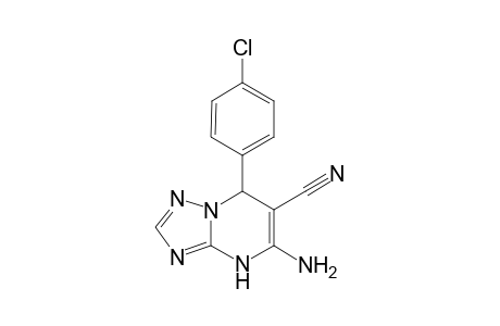 [1,2,4]Triazolo[1,5-a]pyrimidine-6-carbonitrile, 5-amino-7-(4-chlorophenyl)-4,7-dihydro-