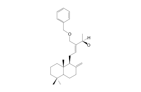 15-METHYL-14-HYDROXY-LABDA-8(17),12-DIEN-16-BENZYLETHER