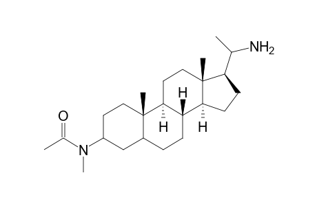 Acetamide, N-[(3.beta.)-20-aminopregnan-3-yl]-N-methyl-