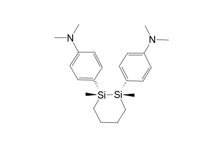 cis-1,2-Bis[p-(dimethylamino)phenyl]-1,2-dimethyl-1,2-disilacyclohexane