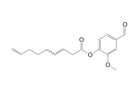 4-Formyl-2-methoxyphenyl-nona-3,8-dienoate