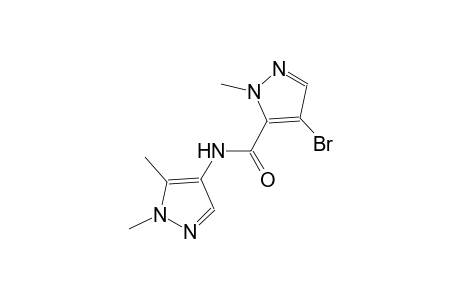 4-bromo-N-(1,5-dimethyl-1H-pyrazol-4-yl)-1-methyl-1H-pyrazole-5-carboxamide