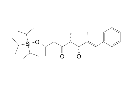 (2S,5S,6S)-2-TRIISOPROPYLSILYLOXY-11,12-DIMETHYL-6-HYDROXY-8-PHENYL-7-OCTEN-4-ONE