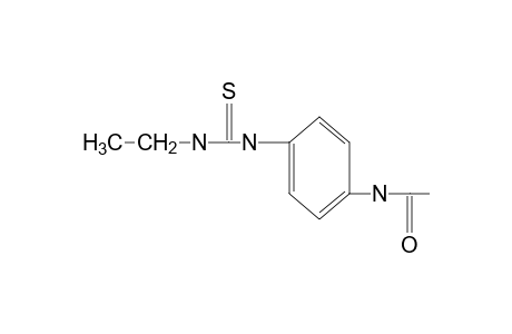 1-(p-ACETAMIDOPHENYL)-3-ETHYL-2-THIOUREA