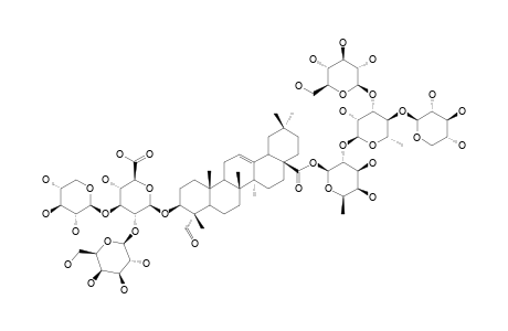 G4;3-O-BETA-[GALACTOPYRANOSYL-(1->2)-[XYLOPYRANOSYL-(1->3)]-GLUCURONOPYRANOSYL]-GYPSOGENIN-28-O-XYLOPYRANOSYL-(1->4)-[GLUCOPYRANOSYL-(1->3)]-RHAM