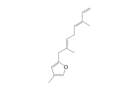 (2'E,5'E)-2-(2',6'-DIMETHYLOCTA-2',5',7'-TRIENYL)-4-METHYLFURANE