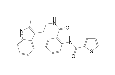 N-[2-[2-(2-methyl-1H-indol-3-yl)ethylcarbamoyl]phenyl]thiophene-2-carboxamide