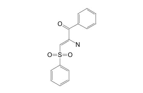 (Z)-2-AMINO-1-PHENYL-3-(PHENYLSULFONYL)-PROP-2-EN-1-ONE