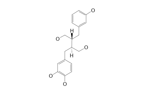 2-(3',4'-DIHYDROXYBENZYL)-3-(3''-HYDROXYBENZYL)-BUTANE-1,4-DIOL