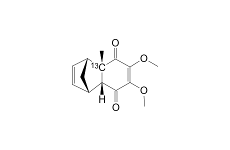 (4A-C-13)-(1-ALPHA,4-ALPHA,4-ALPHA/BETA,8-ALPHA/BETA)-1,4,4A,8A-TETRAHYDRO-6,7-DIMETHOXY-4A-METHYL-1,4-METHANONAPHTHALENE-5,8-DIONE