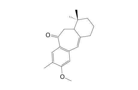 PHYLLACANTHONE;7-OXO-12-METHOXY-16,17-BIS-NOR-9-(10->20)-ABEO-ABIETA-10(20),8,11,13-TETRAENE