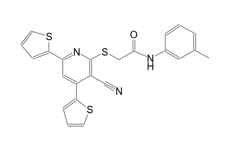 acetamide, 2-[[3-cyano-4,6-di(2-thienyl)-2-pyridinyl]thio]-N-(3-methylphenyl)-