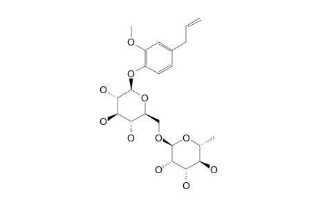 EUGENYL-BETA-RUTINOSIDE;EUGENYL-O-ALPHA-L-RHAMNOPYRANOSYL-(1->6)-BETA-D-GLUCOPYRANOSIDE