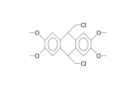 cis-9,10-Bis(chloromethyl)-2,3,6,7-tetramethoxy-9,10-dihydro-anthracene