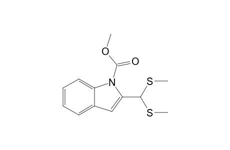 METHYL-2-[BIS-(METHYLTHIO)-METHYL]-INDOLE-1-CARBOXYLATE