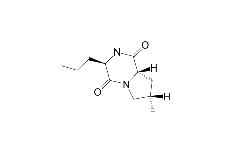 (3S,6R,8R)-3-PROPYL-8-METHYL-1,4-DIAZABICYCLO-[4.3.0]-NONANE-2,5-DIONE;CYCLO-L-NORVALINE-(4R)-METHYL-D-PROLINE