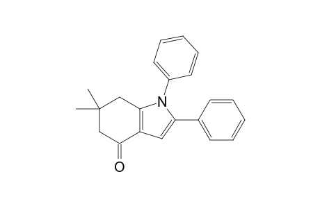 1,2-DIPHENYL-6,6-DIMETHYL-4-OXO-4,5,6,7-TETRAHYDROINDOL