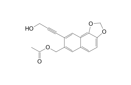 {8-(3-Hydroxyprop-1-ynyl)naphtho[2,1-d][1,3]dioxol-7-yl}methyl Acetate