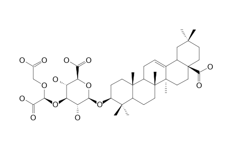 3-O-[2'-(2''-O-GLYCOLYL)-GLYOXYLYL-BETA-D-GLUCURONOPYRANOSYL]-OLEAN-12-EN-3-BETA-OL-28-OIC-ACID