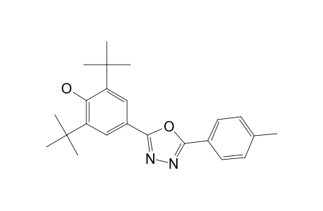 2,6-DI-TERT.-BUTYL-4-[5-(4-METHYLPHENYL)-1,3,4-OXADIAZOL-2-YL]-PHENOL