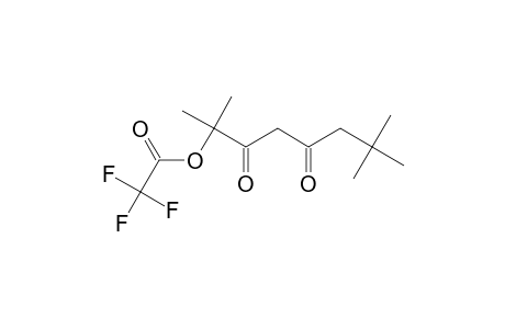 2,7,7-trimethyl-2-(trifluoroacetoxy)-3,5-octanedione