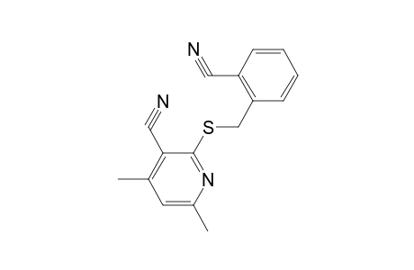 2-[(2-Cyanobenzyl)sulfanyl]-4,6-dimethylnicotinonitrile