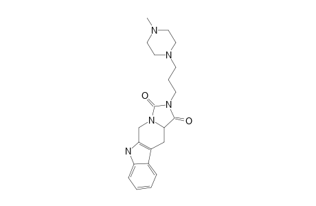 (RS)-[3-(4-METHYL-1-PIPERAZINYL)-PROPYL]-5,6,11,11A-TETRAHYDRO-1H-IMIDAZO-[1',5':1,6]-PYRIDO-[3,4-B]-INDOLE-1,3(2H)-DIONE