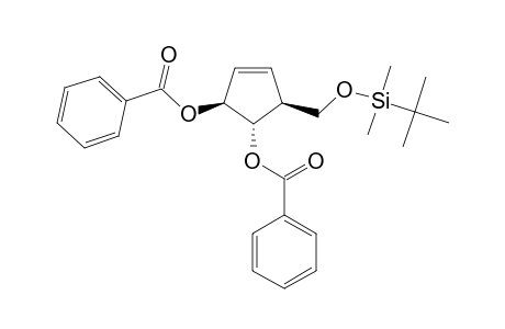 3,4-DI-BENZOYLOXY-5-TERT.-BUTYLDIMETHYLSILYLOXYCYCLOPENTENE