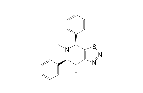 5,7-DIMETHYL-4,6-DIPHENYL-4,5,6,7-TETRAHYDRO-3-THIA-1,2,5-TRIAZAINDENE