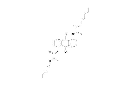 1,5-BIS-(2-PENTYLAMINOPROPIONAMIDO)-ANTHRAQUINONE