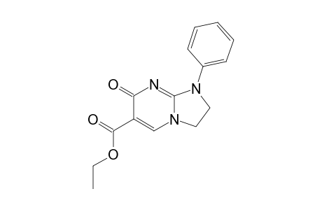 ETHYL-1-PHENYL-7(1H)-OXO-2,3-DIHYDROIMIDAZO-[1,2-A]-PYRIMIDINE-6-CARBOXYLATE