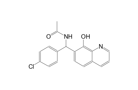 acetamide, N-[(4-chlorophenyl)(8-hydroxy-7-quinolinyl)methyl]-