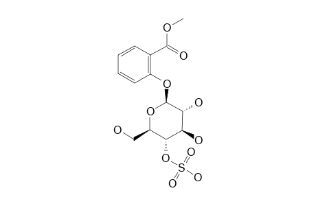 SULFATRICALYSINE-A;METHYL-SALICYLATE-[2-O-(4'-O-SULFATE)-BETA-D-GLUCOPYRANOSIDE]