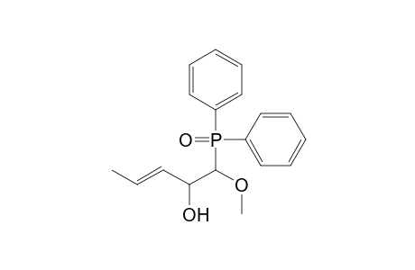 3-Penten-2-ol, 1-(diphenylphosphinyl)-1-methoxy-, (R*,R*)-