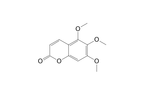 5,6,7-TRIMETHOXY-2-H-BENZOPYRAN-2-ONE