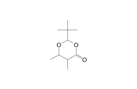 1,3-DIOXAN-4-ONE, 2-(1,1-DIMETHYLETHYL)-5,6-DIMETHYL-, [2R-(2alpha,5alpha,6alpha)]-