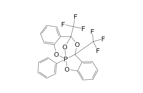 3,4:8,9-DIBENZO-5,7-BIS-(TRIFLUOROMETHYL)-1-PHENYL-2,6,10,11-TETRAOXA-1-PHOSPHA-(5)-TRICYCLO-[5.3.1.0(1,5)]-UNDECANE