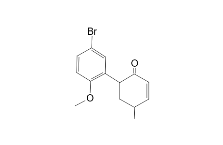 6-[5'-Bromo-2'-(methoxyphenyl)]-4-methylcyclohex-2-en-1-one