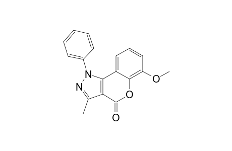 6-METHOXY-3-METHYL-1-PHENYL-1H-CHROMENO-[4,3-C]-PYRAZOL-4-ONE