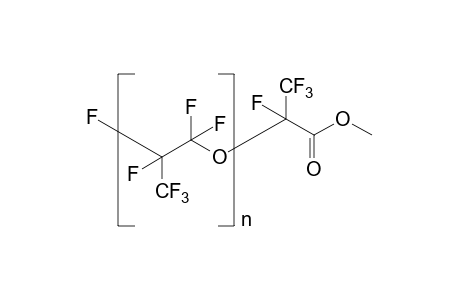 Poly HFPO methyl ester end group