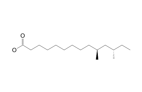 10,12-DIMETHYLMYRISTIC-ACID;SYNTHETIC-SIDE-CHAIN;ANTI-ISOMER