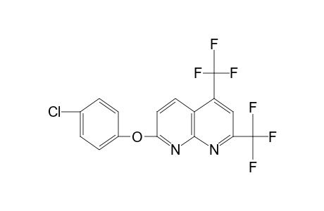 2,4-BIS(TRIFLUOROMETHYL)-7-(p-CHLOROPHENOXY)-1,8-NAPHTHYRIDINE