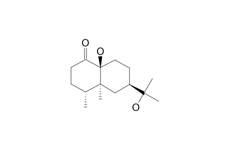 10-BETA,11-DIHYDROXY-1-OXO-4-ALPHA,5-ALPHA,7-BETA-EREMOPHILANE