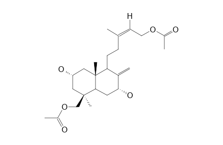 15,19-DIACETOXY-2-ALPHA,7-ALPHA-DIHYDROXY-LABDA-8(17),(13Z)-DIENE