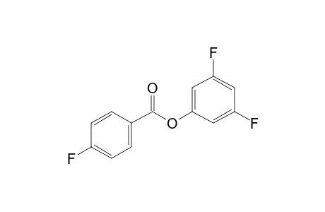 4-Fluorobenzoic acid, 3,5-difluorophenyl ester