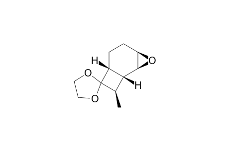 (1S*,2R*,4S*,7S*)-SPIRO-[3-OXA-9-EXO-METHYLBICYClO-[5.2.0.0(2,4)]-NONANE-8,2'-(1',3'-DIOXOLANE)]